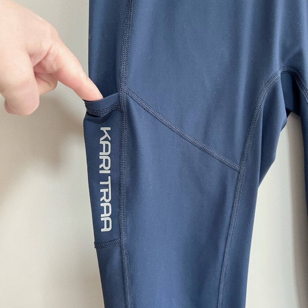 Kari Traa Tirill Hybrid Tight Weather Protection Leggings, Royal Navy Blue, M - Picture 7 of 10